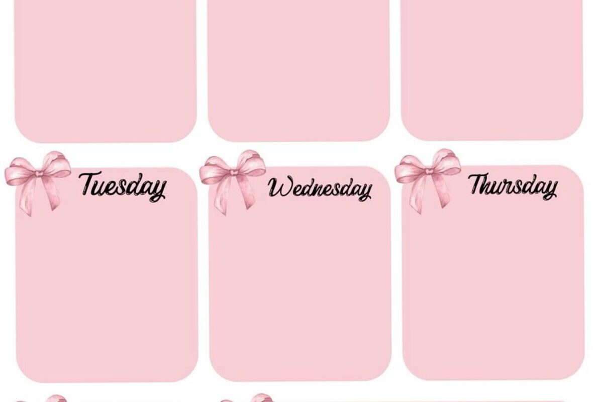 🖌️ 🖌️ Weekly Planner for Adorable Daily Organization | stay inspired all year long